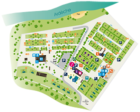 Plan du camping